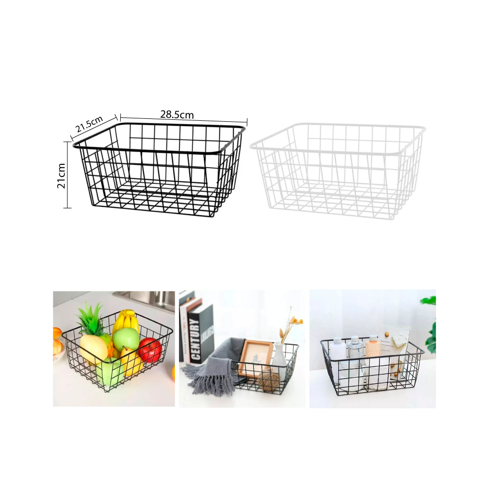 Cesta de Almacenamiento Metalica