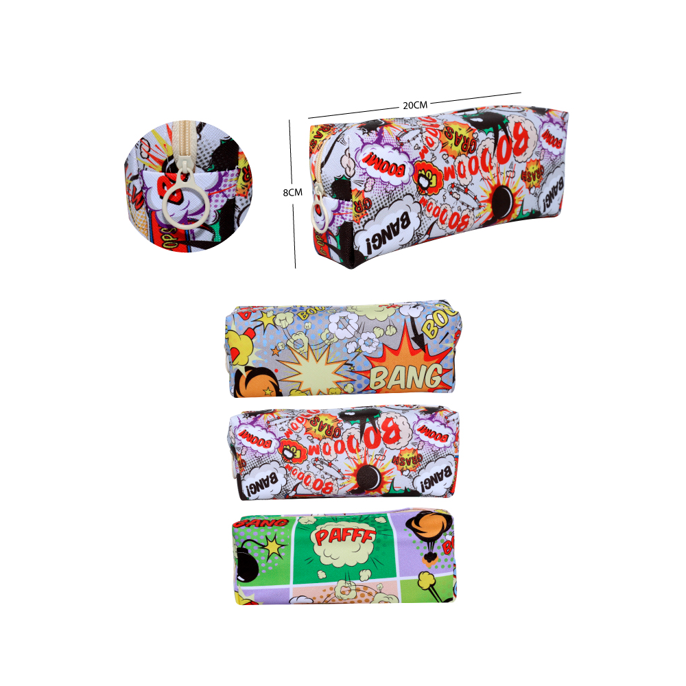 Estuche Infatil Plastico - Estilo Comic
