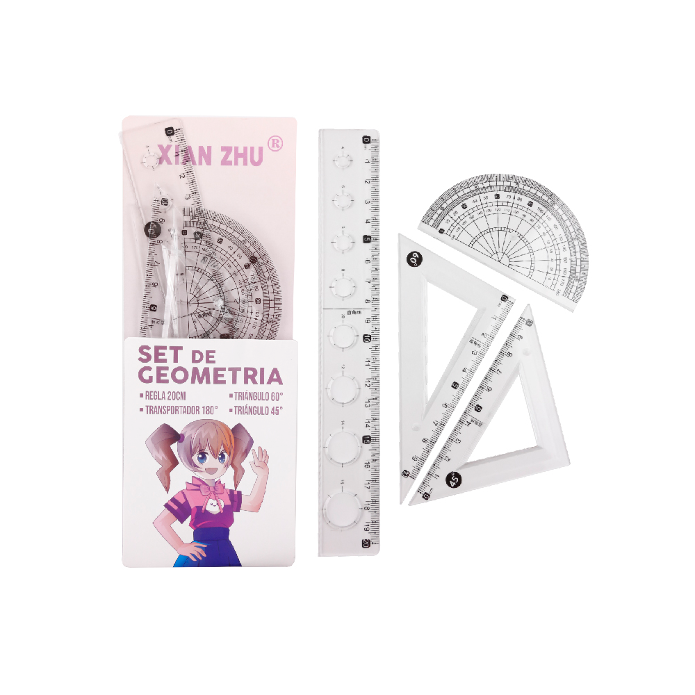 Set 4 Reglas Geometria