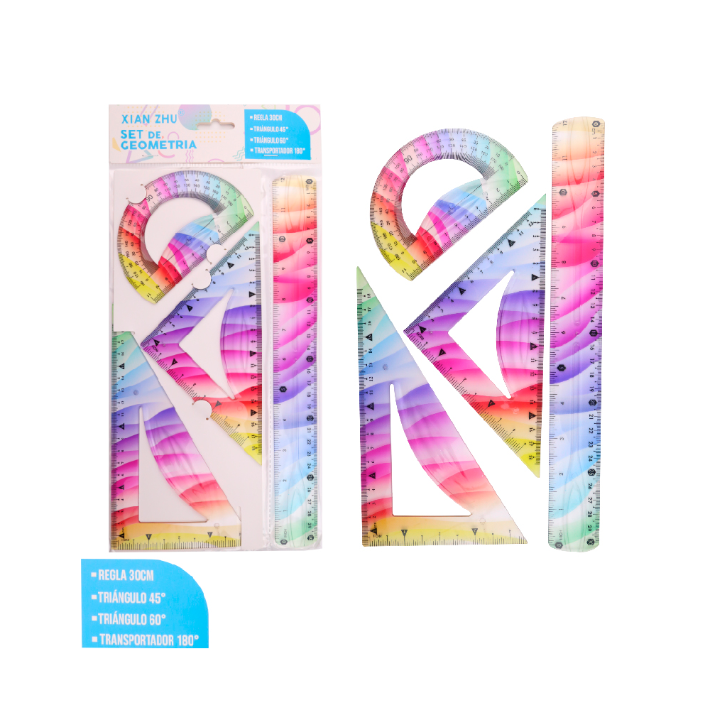Set 4 Reglas Flexibles